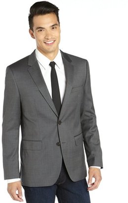 HUGO BOSS grey wool 2-button blazer