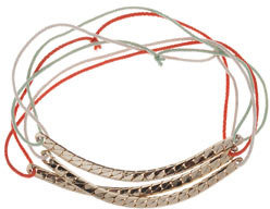 Topshop Womens **Stretch Slinky Stretch Bracelet Pack by Orelia - Multi