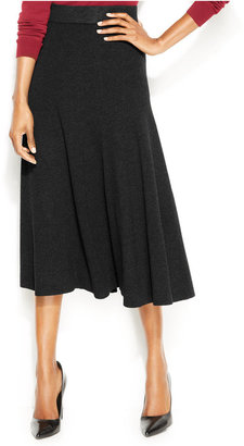 Alfani Petite Pull-On Knit Midi Skirt