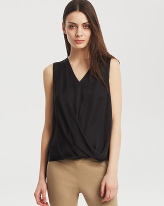 Kenneth Cole New York Dahlia Drape Front Knit Top