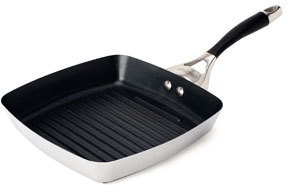 Circulon Elite Stainless Steel Square Grill - 24cm