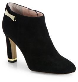 Kate Spade Aldaz Suede Buckle Ankle Boots
