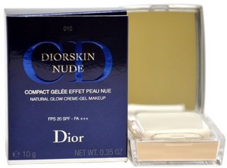 Christian Dior Christian Diorskin Nude Natural Glow Creme Gel Makeup SPF 20 No.10 Ivory for Women, 0.35 Ounce