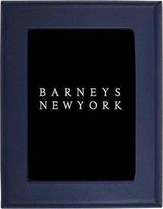 Barneys New York Leather Studio 5" x 7" Picture Frame - Blue