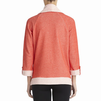 Jones New York French Terry Cowl Neck Pullover