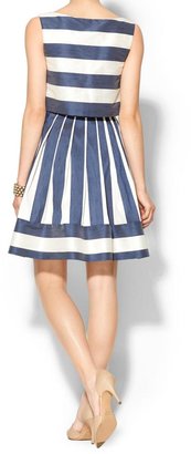 Pim + Larkin Striped Double Layer Mini Dress