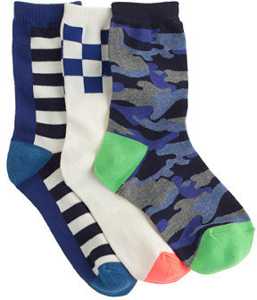Camo Boys' socks three-pack