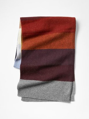 Gap Holiday wide stripe scarf