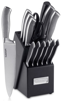 Cuisinart Classic Graphix Stainless Steel Cutlery Block Set, 15-Piece