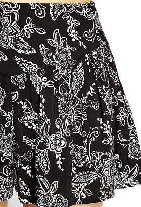 Forever 21 Paisley Power Mini Culottes