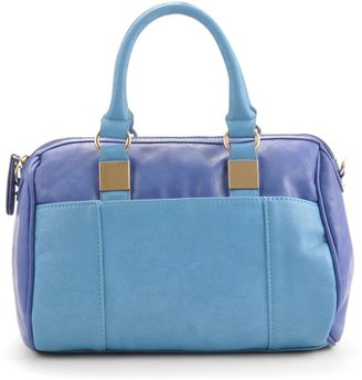 Melie Bianco Devyn colour block satchel bag