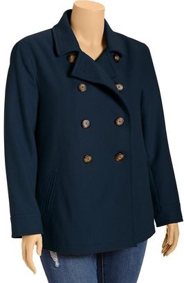 Old Navy Women's Plus Wool-Blend Peacoats