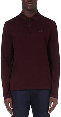 Lanvin High-top embroidered long-sleeve polo shirt - for Men