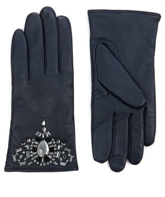 Ted Baker Amia Embellished leather gloves