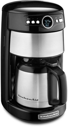 KitchenAid 12-Cup Programmable Coffee Maker with Thermal Carafe in Onyx Black