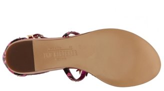Ivy Kirzhner Babel Reptile Leather T-Strap Sandal