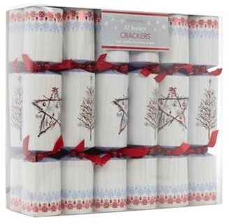 Debenhams Pack of 12 luxury Christmas tree crackers