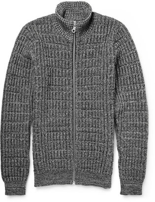 S.N.S. Herning Notation Chunky-Knit Wool Cardigan