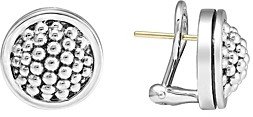 Lagos Sterling Silver Caviar Button Earrings