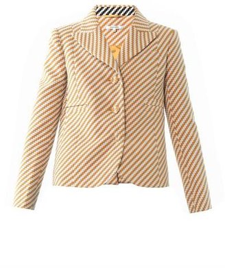 Carven Zigzag tweed jacket