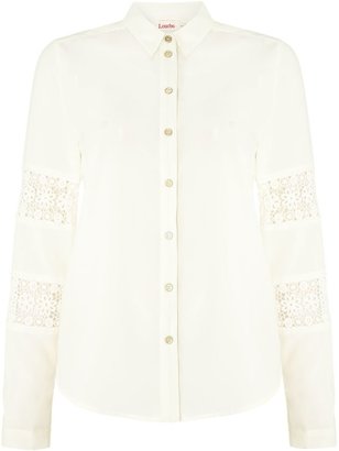 Louche Lace panel sleeve blouse