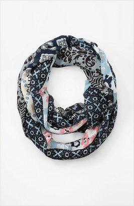 J. Jill Floral patchwork infinity scarf