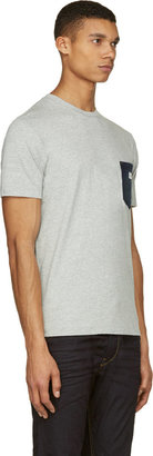 Diesel Grey Denim Pocket T-Elicio T-Shirt