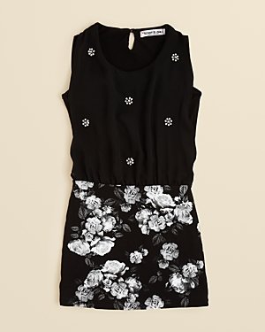 Flowers by Zoe Girls' Rose Fitted Skirt Dress - Sizes S-xl