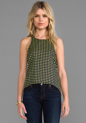 Camilla And Marc Sweeter Life Check Print Racer Tank