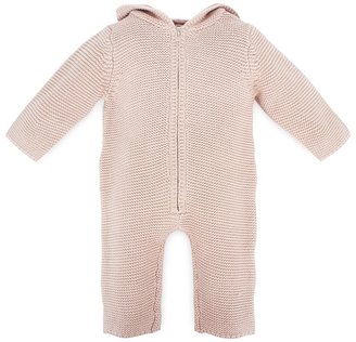 Stella McCartney Kids Pink Romper with Bunny Ears and Tail