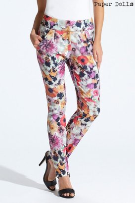 Lipsy Paper Dolls Printed Trousers