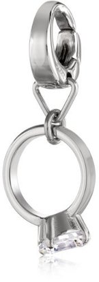 Fossil Stainless Steel Engagement Ring Charm