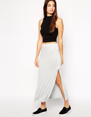 Pencey Midi Skirt With Side Split