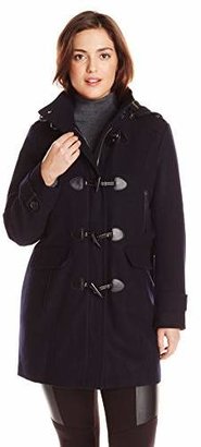Tommy Hilfiger Women's Plus-Size Wool Duffle Coat