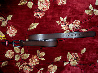 Levi's $28 Brown Leather Belt Size 36 Authentic