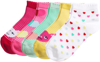 H&M 5-pack Ankle Socks - Pink - Kids