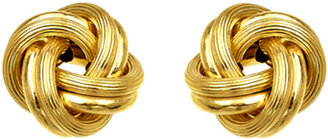 Lord & Taylor 14 Kt. Yellow Gold Knot Earrings