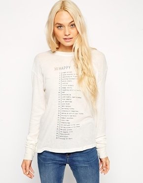 Wildfox Couture 33 Happy Things Top