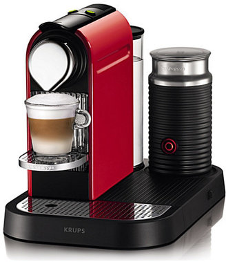 Nespresso Krups Citiz coffee and milk machine red