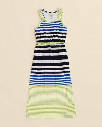 Blush by Us Angels Girls' Stripe Knit Maxi Dress - Sizes 7-16