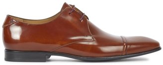 Paul Smith Robin brown leather Derby shoes