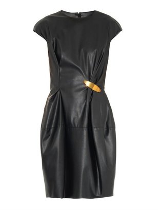 Lanvin Faux-leather dress