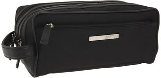 Kenneth Cole Reaction Nylon Twill Double Compartment Top Zip Travel Kit
