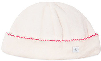 Petit Bateau Plain velour hat 0-3 months
