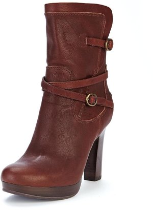 UGG Olivia Leather Heeled Calf Boots