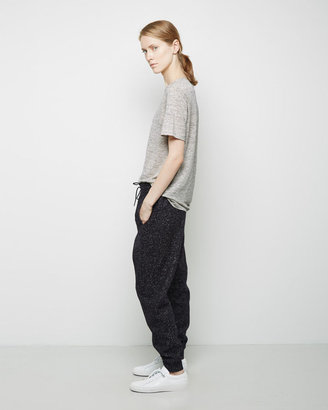 Alexander Wang T by boucle fleece track pant