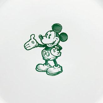 Disney Gourmet Mickey Mouse Dessert Plate - White/Green