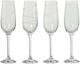 Linea Champagne flutes, set of 4