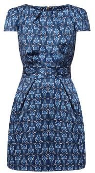 Closet Blue Vintage Floral Print Dress