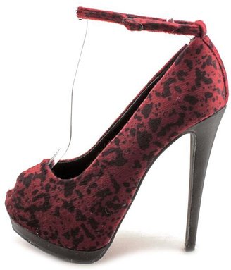 Dereon Kinga Womens Peep Toe Platforms Heels Shoes